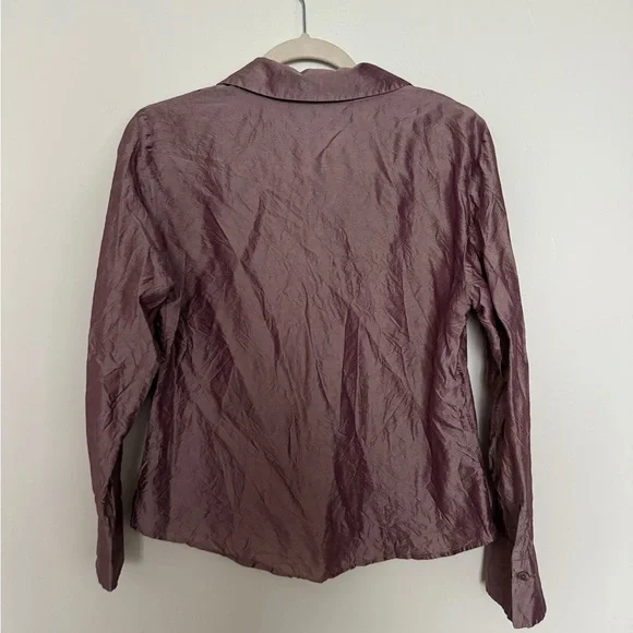 Metallic Purple- Pink Blouse - Picture 2 of 3